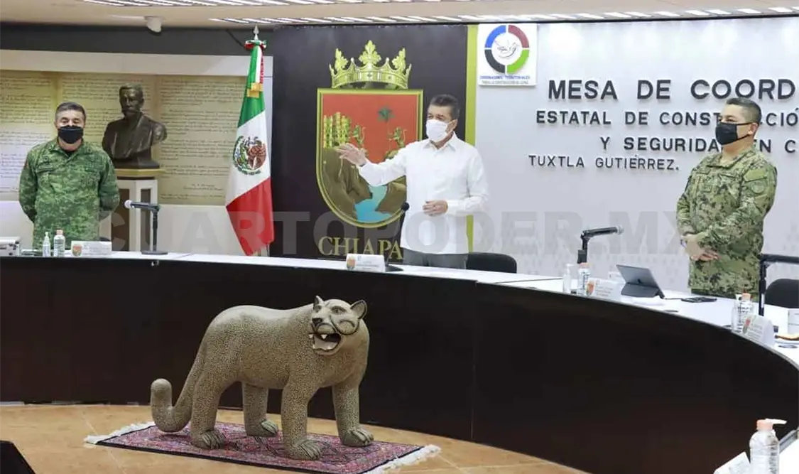 Registra Chiapas 48 horas sin delitos de alto impacto