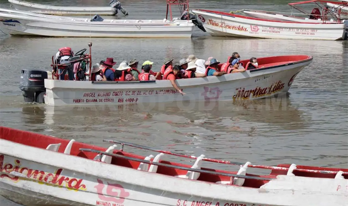 Baja afluencia de recorridos en lancha