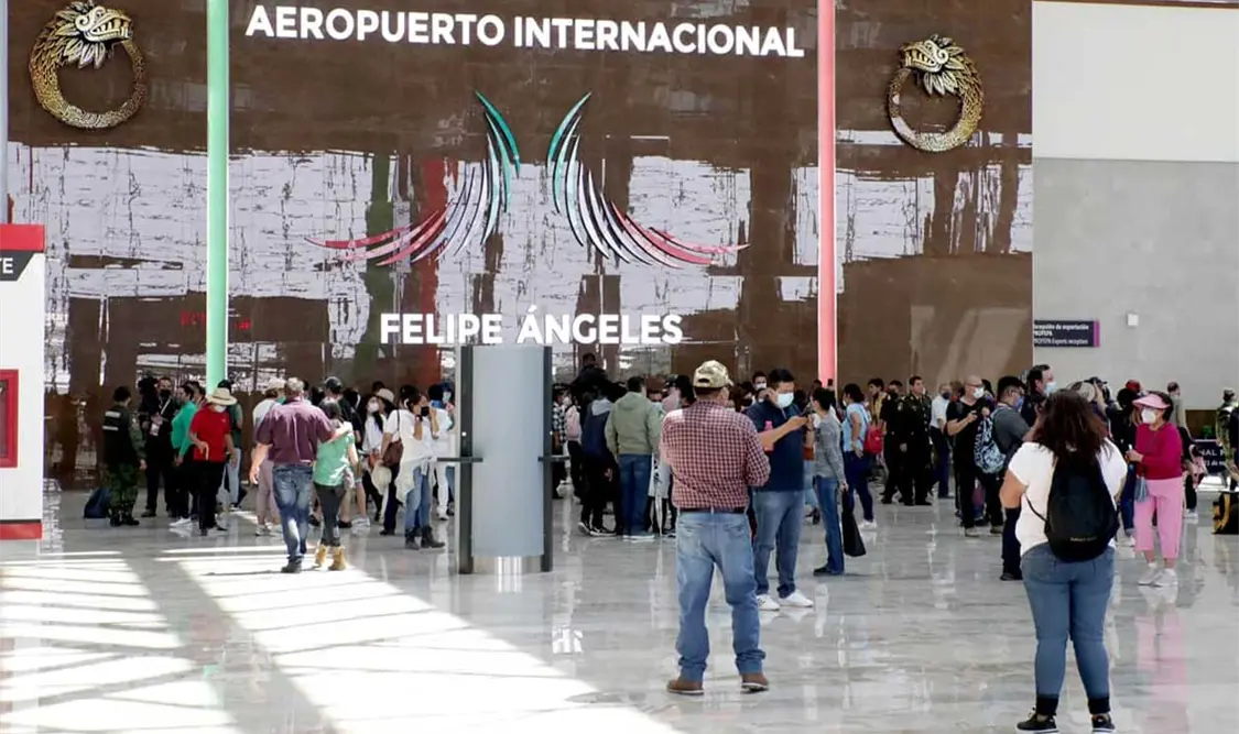 En spot, el presidente López Obrador destacó los 100 mil millones de pesos en la construcción del AIFA, que fue inaugurado hace cinco meses. Cortesía