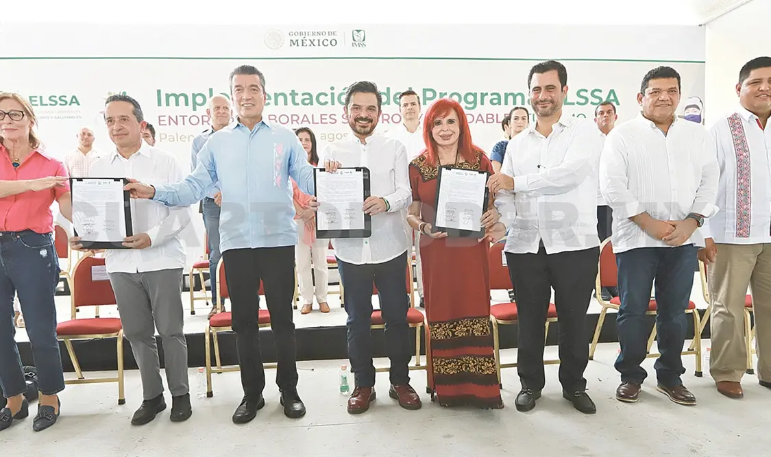 Dentro de este marco se llevó a cabo la firma de “Acuerdo Nacional por la Salud, la Seguridad y el Bienestar de las Personas Trabajadoras del Sector Turístico”. CP
