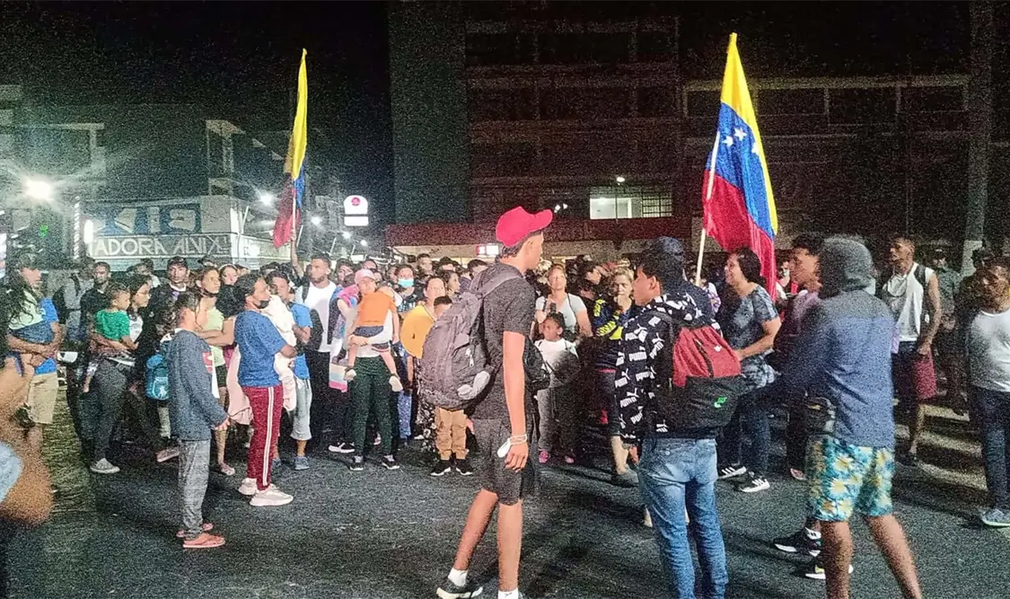 Sale nueva caravana de migrantes de Tapachula