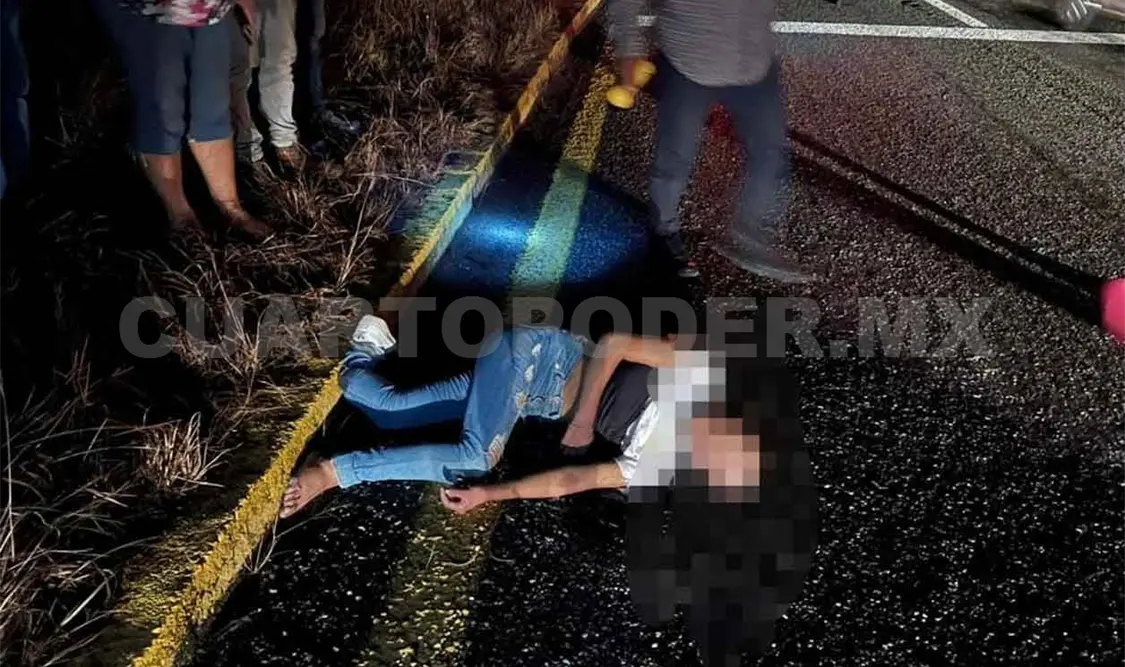 Muere joven arrollada en la carretera Costera
