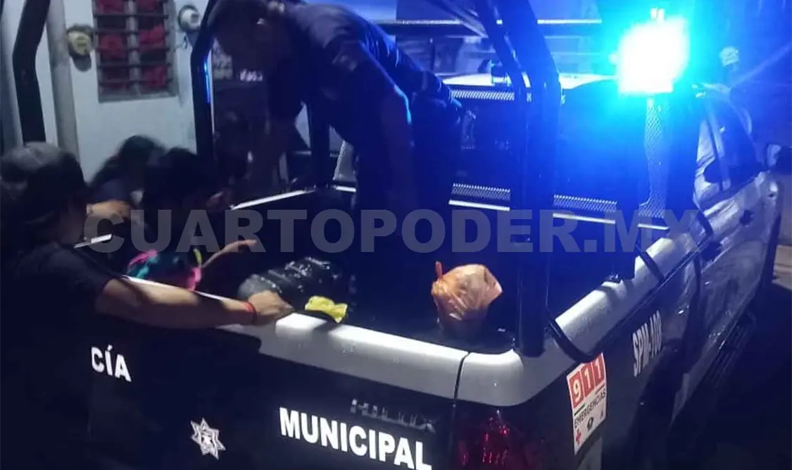 Casi pierde el brazo de un machetazo