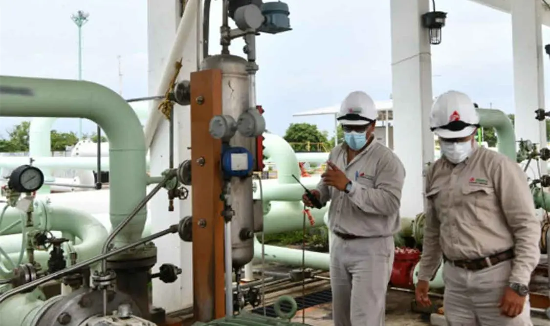 Pemex, a punto de concluir gasoducto Huimanguillo