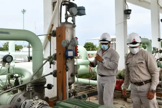 El ducto que protege el río, diseñado y desarrollado por ingenieros de Pemex, ya se encuentra en la fase final. Cortesía