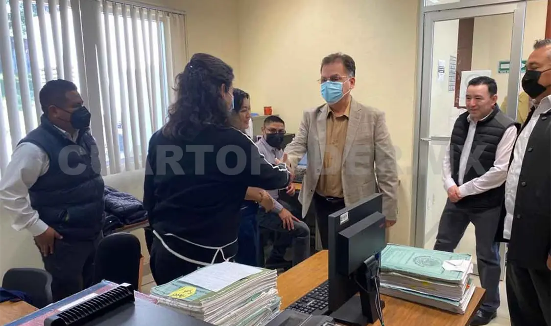 Recorre magistrado juzgados de SCLC
