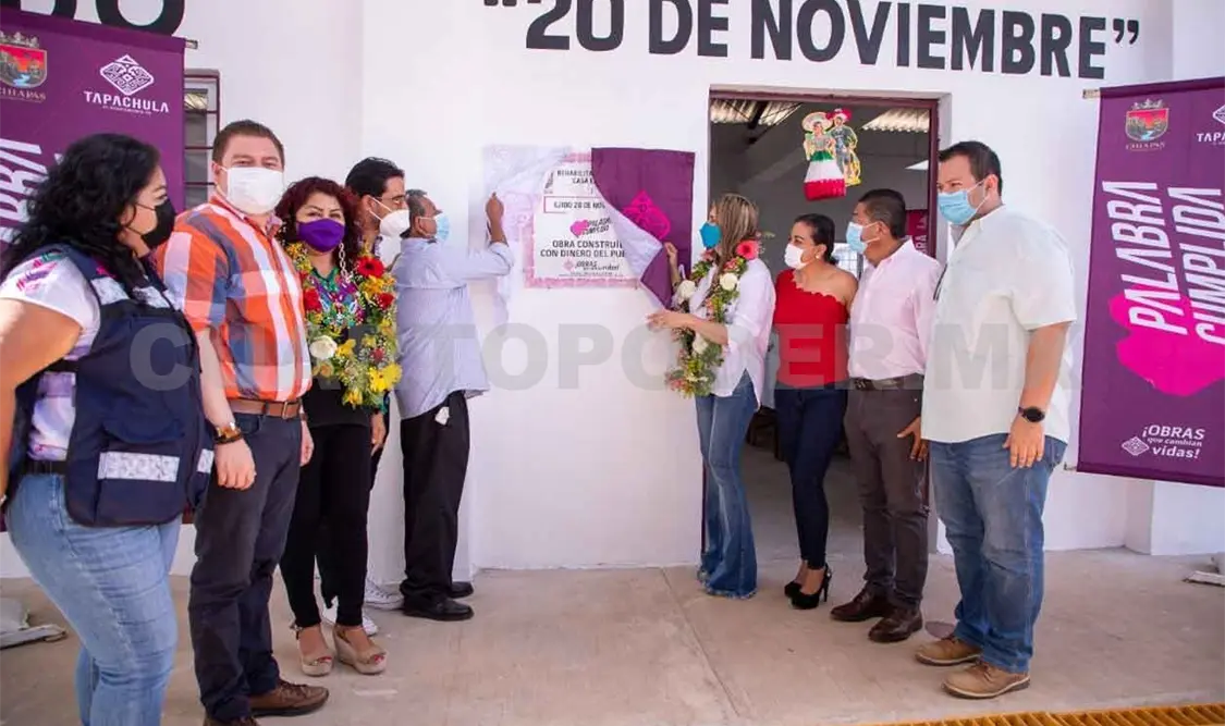 Inaugura Rosy Urbina Casa Ejidal 20 de Noviembre