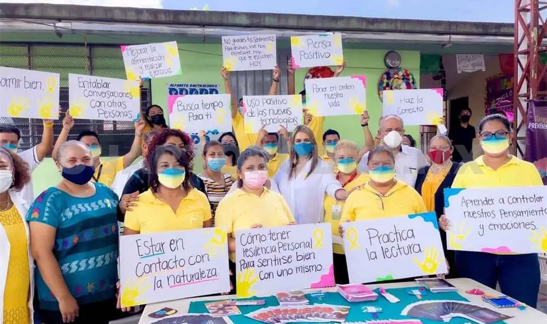 Realizan campaña escolar de prevención del suicidio