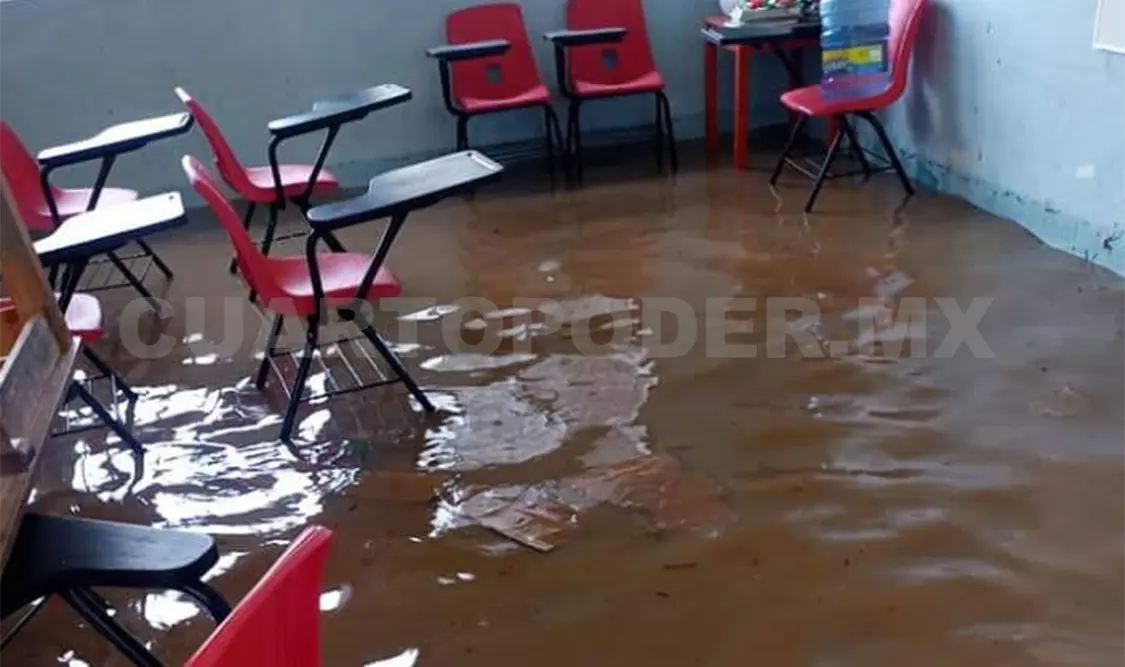 Lluvias afectan viviendas y escuelas