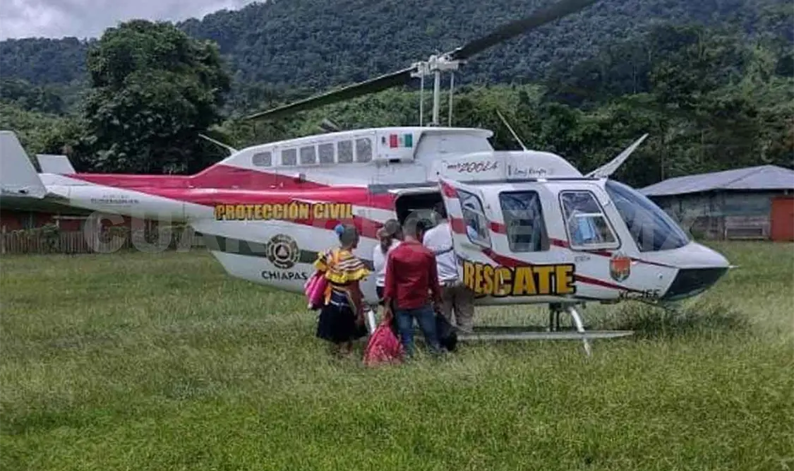Operaciones aeromédicas en la Selva Lacandona