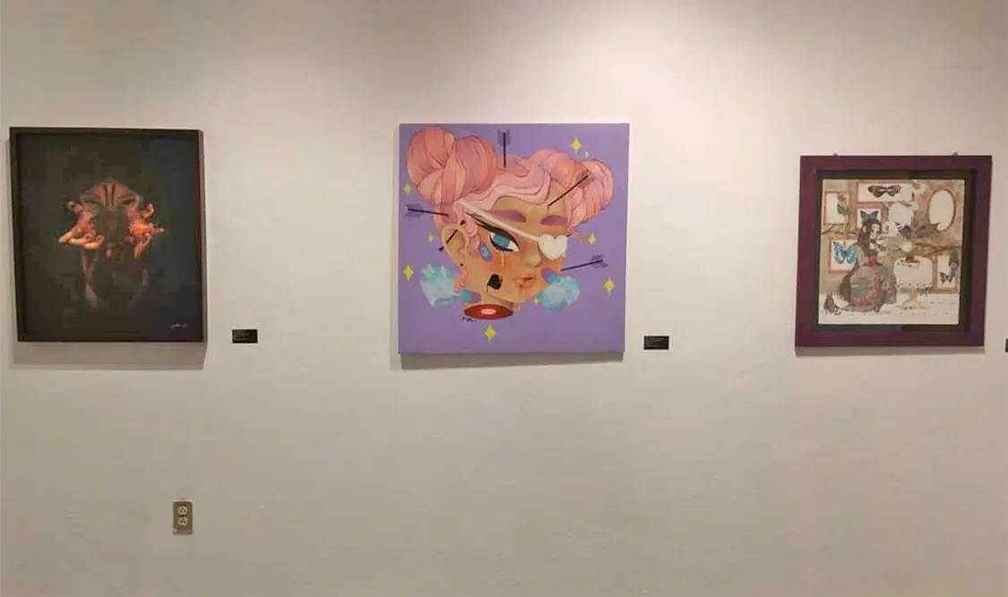 Obras de la autoría de nueve ilustradoras conforman la muestra “Trémulas”. Cortesía