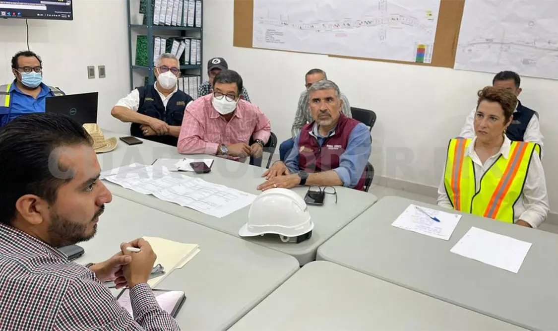 Realizan reunión de trabajo sobre doble paso a desnivel