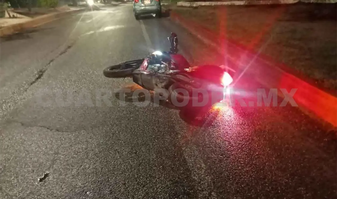 Fallece motorista; se accidentó en La Antorcha