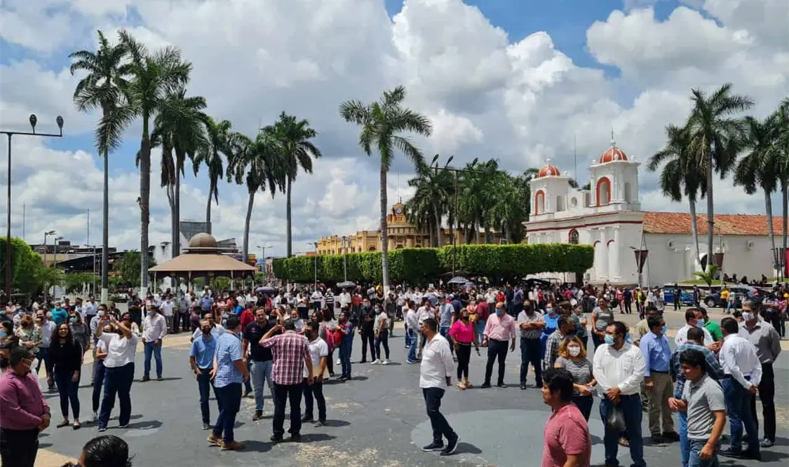 AYUNTAMIENTO DE TAPACHULA, SE SUMA AL SIMULACRO NACIONAL 2022.