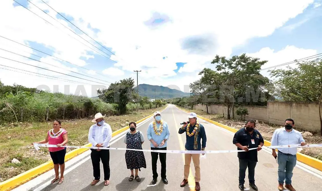 Inauguran REC y Carlos Morales vialidad