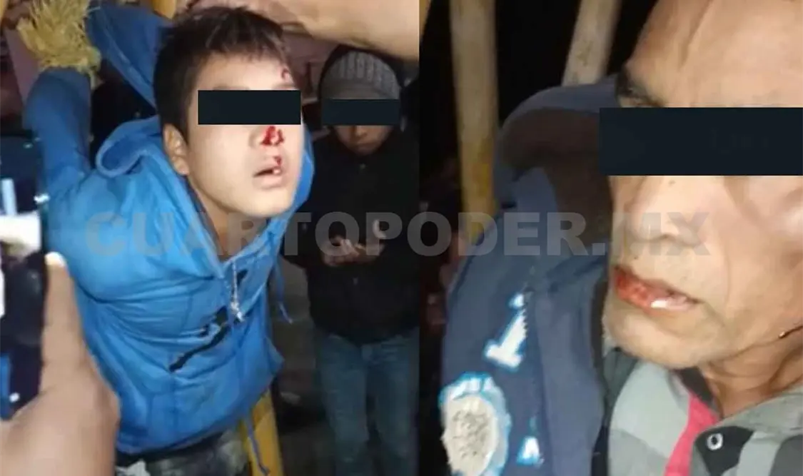 Tunden a padre e hijo por un presunto robo