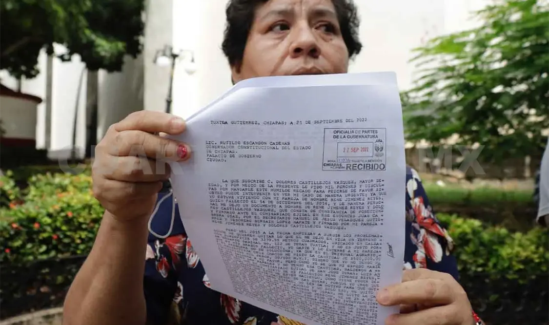 Denuncian despojo por parte de comisario ejidal