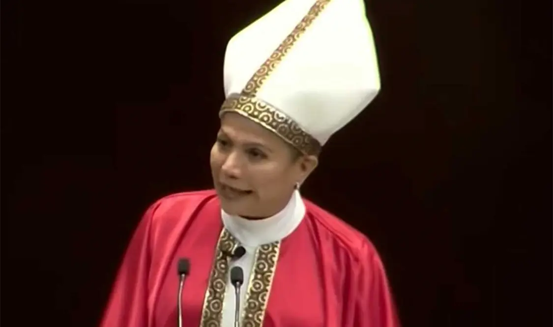 Salma Luévano señaló que con ese atuendo pretendía hacerse notar en nombre de la población LGBTTTIQ+. Cortesía