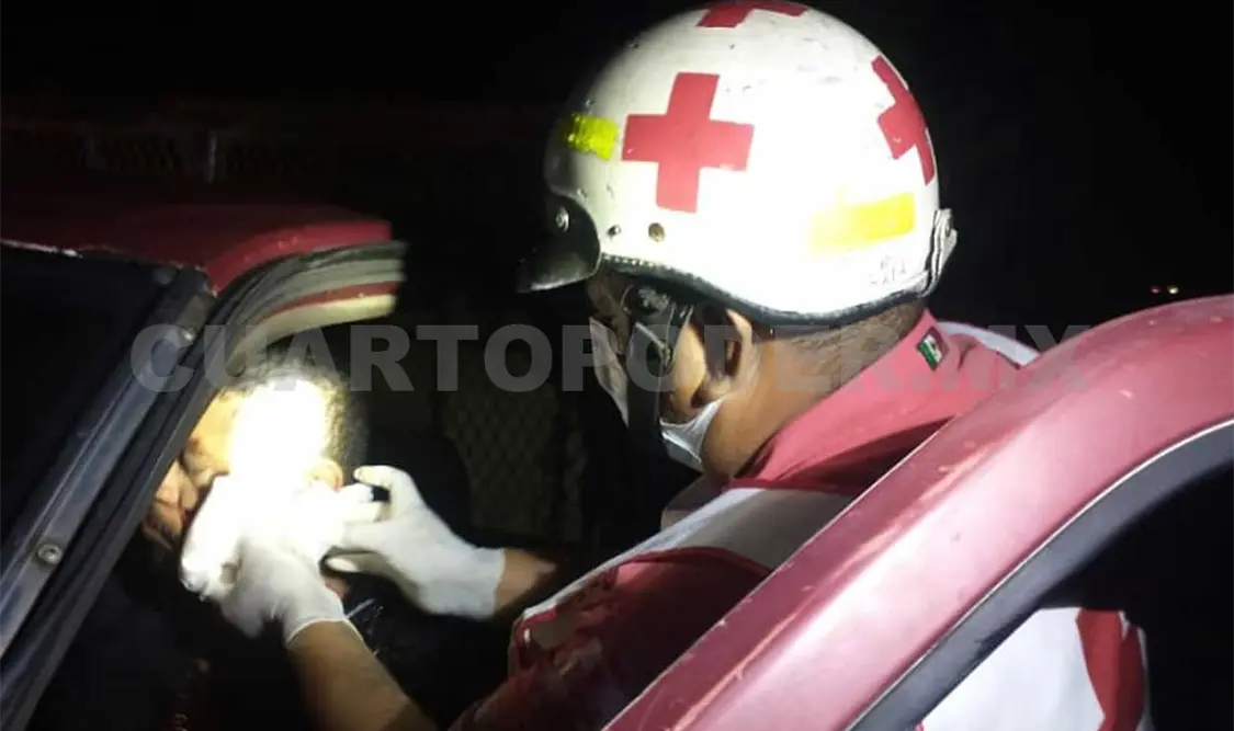 Francisco Iván “N” resultó con una cortada entre el cuello y la mejilla izquierda. Víctor Sánchez / CP