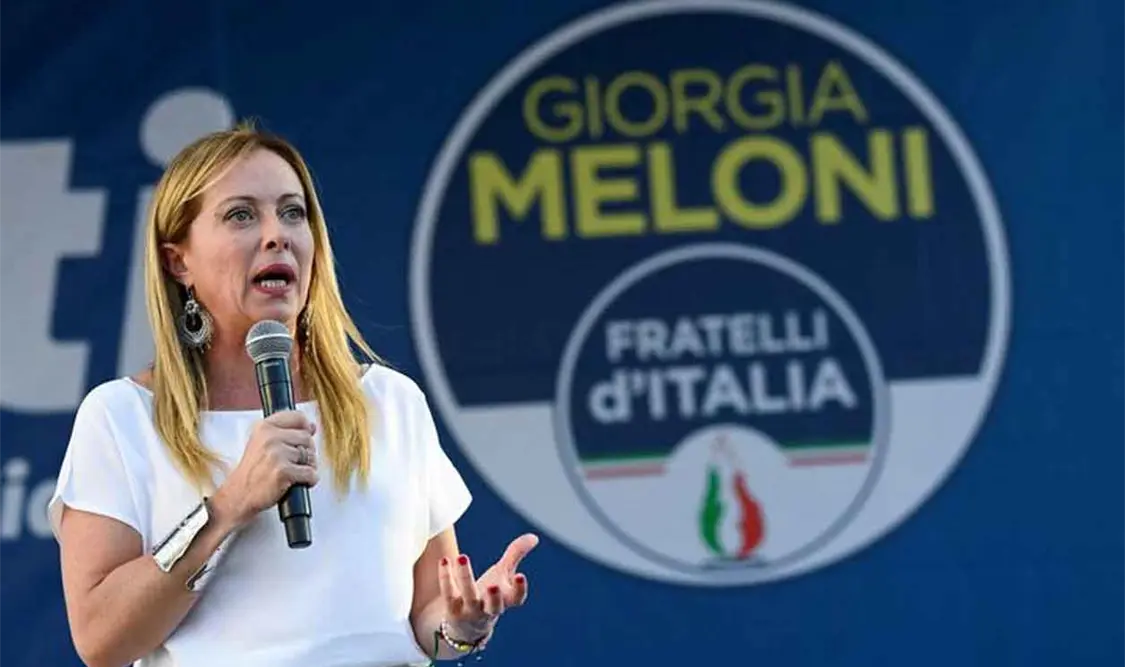 Triunfa Giorgia Meloni en Italia