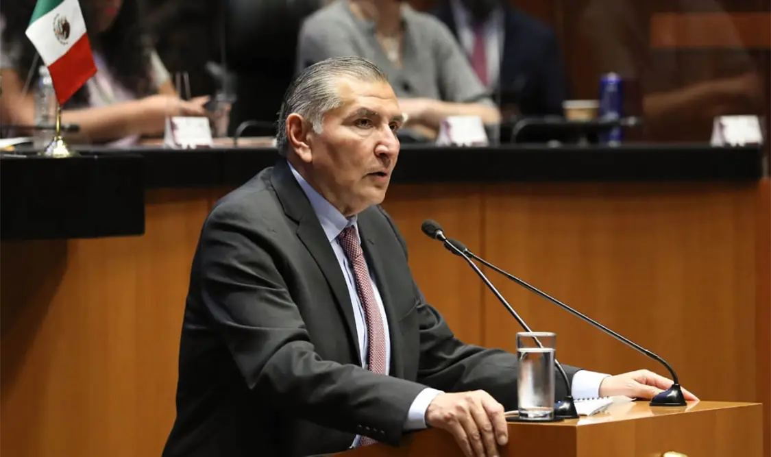 Comparece Adán Augusto ante el Senado