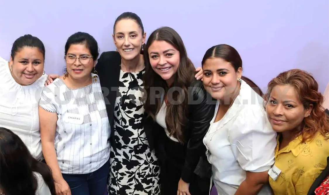 Foro reúne a Sasil de León y Claudia Sheinbaum