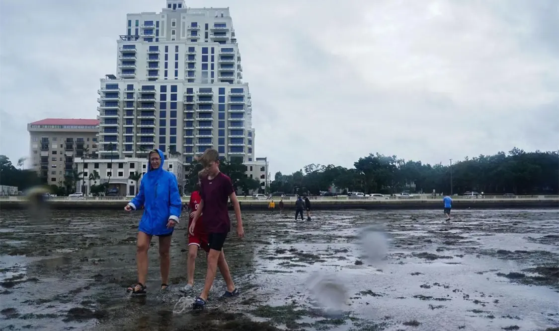 Ian pega fuerte en Florida