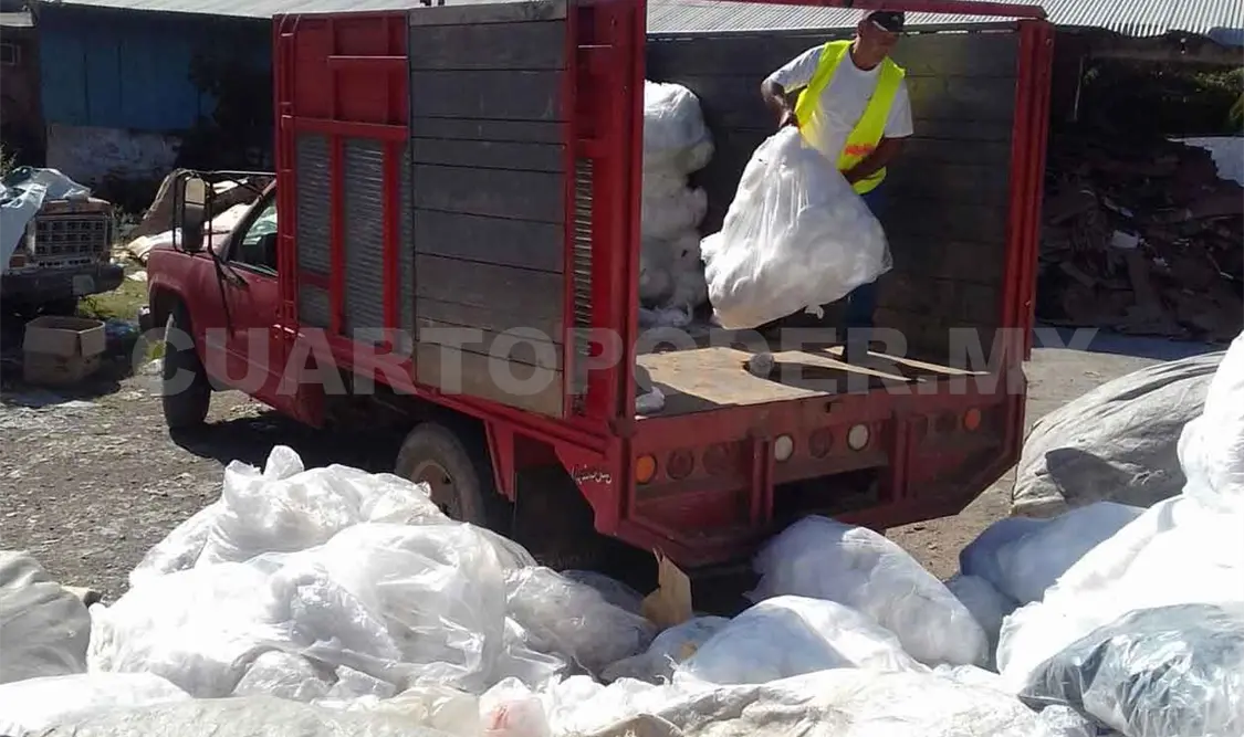 Realizan recolección de residuos ante lluvias