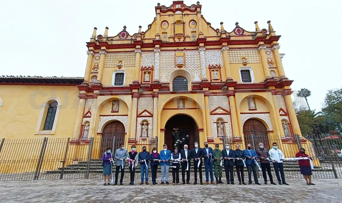 Inaugura rehabilitación de la Catedral de SCLC