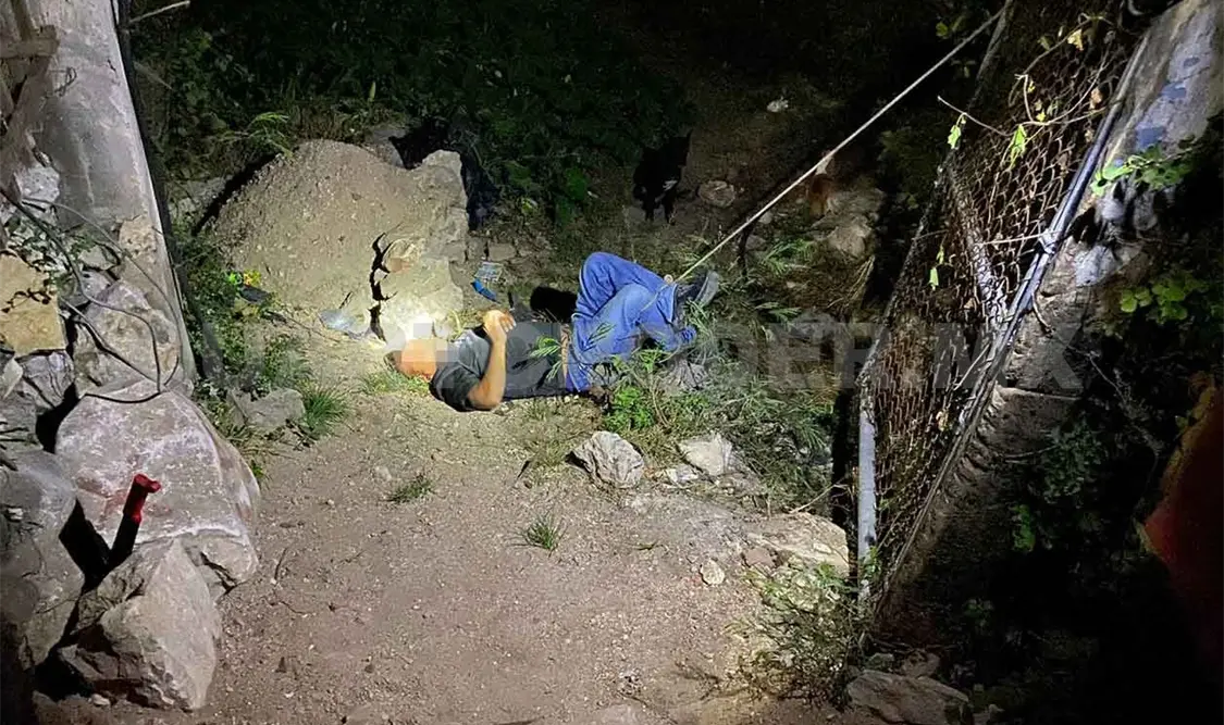 Amarran a ladrón; se había escondido entre matorrales