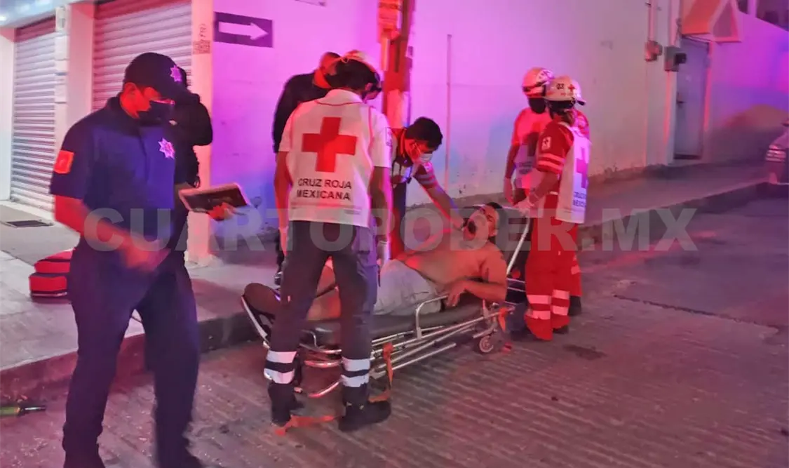 Al resistirse al asalto, el facineroso abrió fuego contra Juan “N” y lo dejó desangrándose por una herida de bala. Ulises López / CP