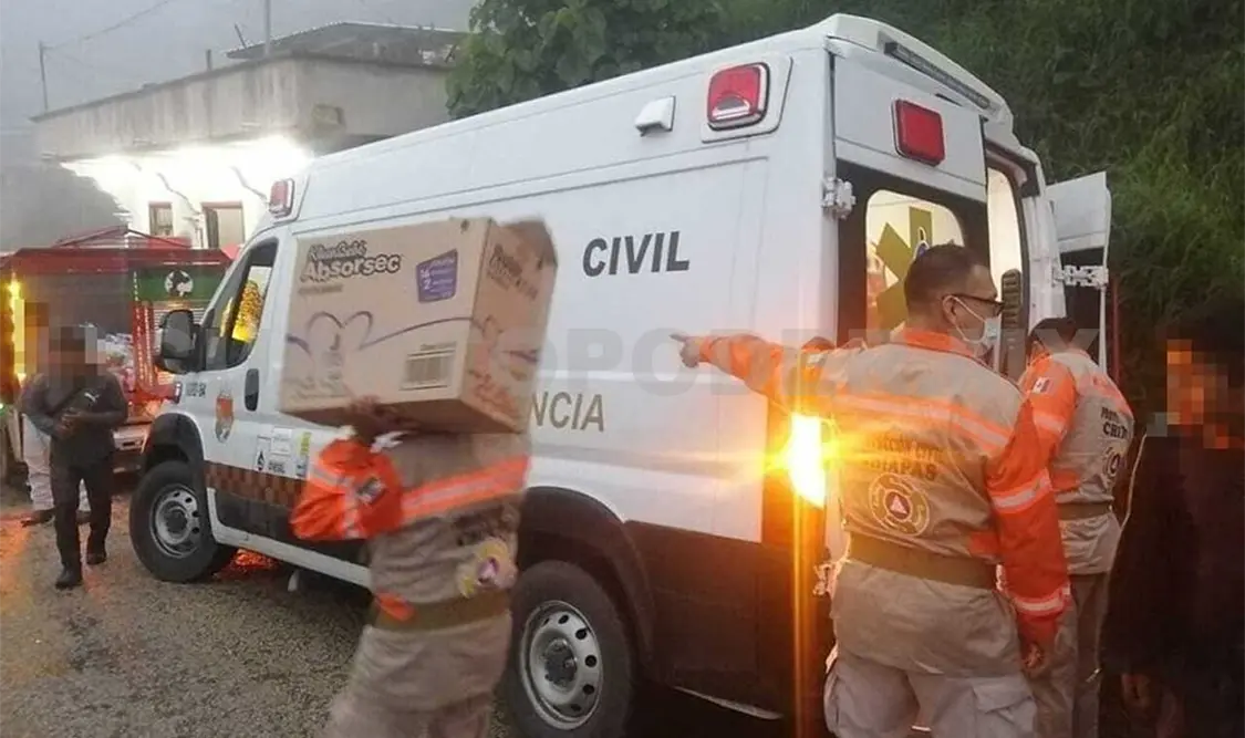 Llevan ayuda humanitaria a desplazados