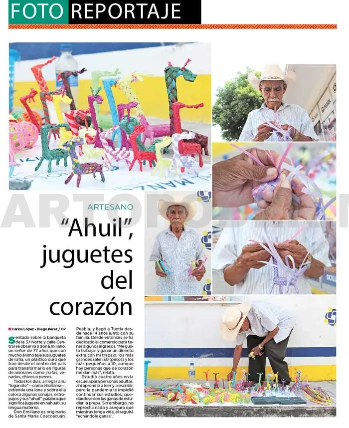 “Ahuil”, juguetes del corazón