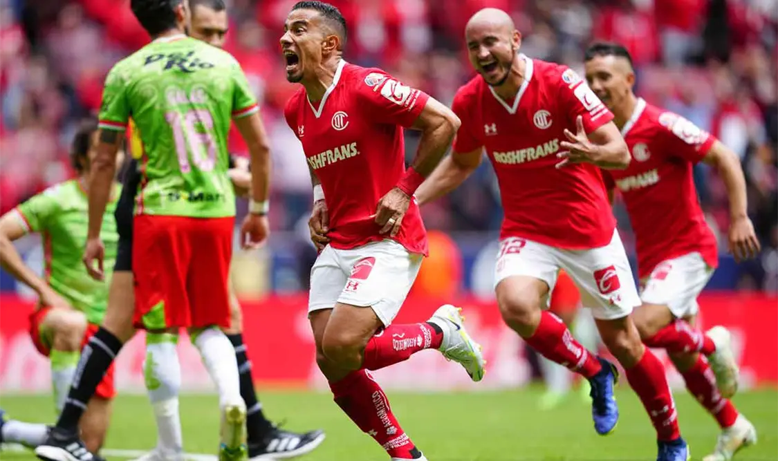 Toluca golea a Juárez y avanza