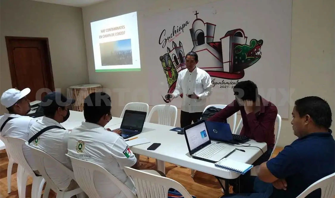 Capacitan sobre contaminantes atmosféricos