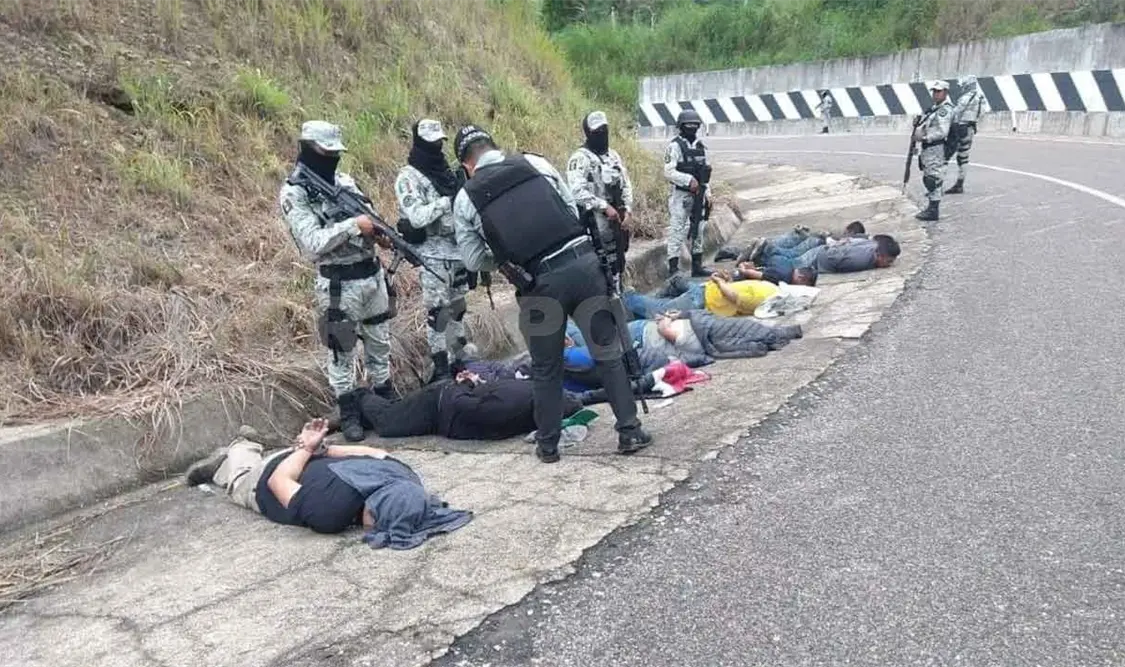 Varios detenidos tras violento enfrentamiento