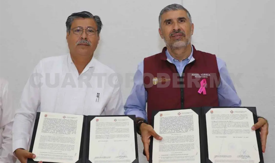 Firman convenio SOP y Colegio de Ingenieros