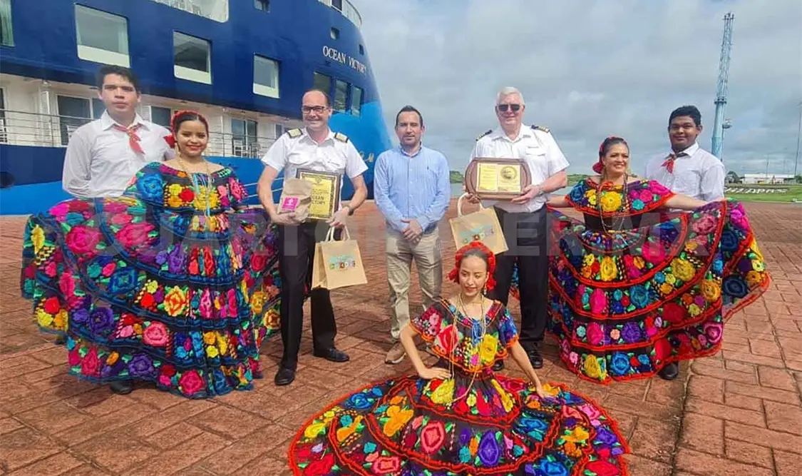 Arriba nuevo crucero a Puerto Chiapas