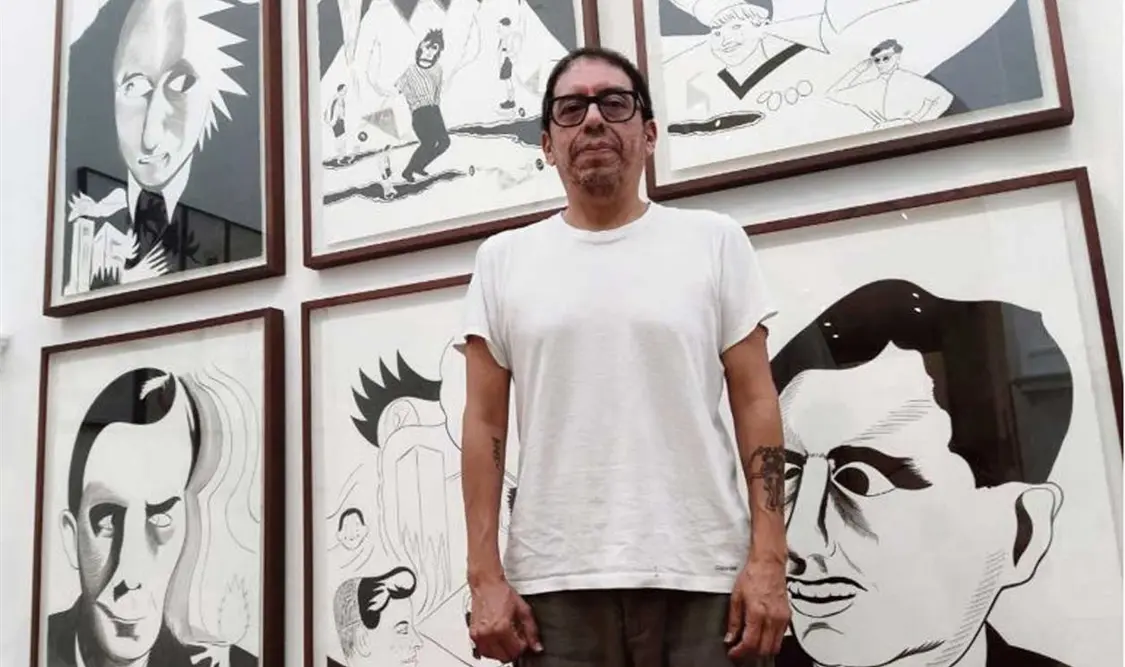 La influencia de la literatura, el cómic y el dibujo le dan forma a esta exposición, ya montada en el Museo Cabañas. Cortesía
