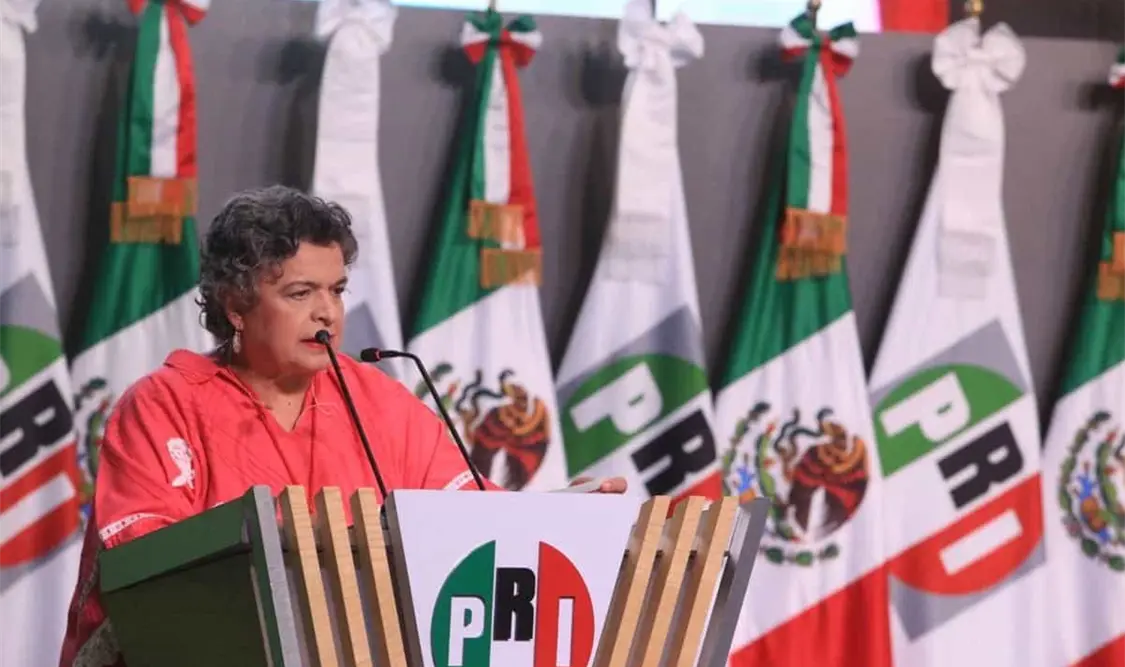 “Ni abrazos ni balazos, vigencia plena al Estado de derecho”, sentenció Beatriz Paredes. Cortesía