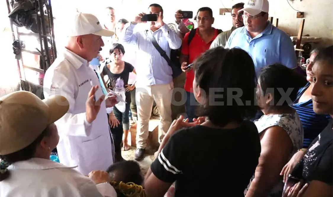 Coordina Pepe Cruz atención a damnificados