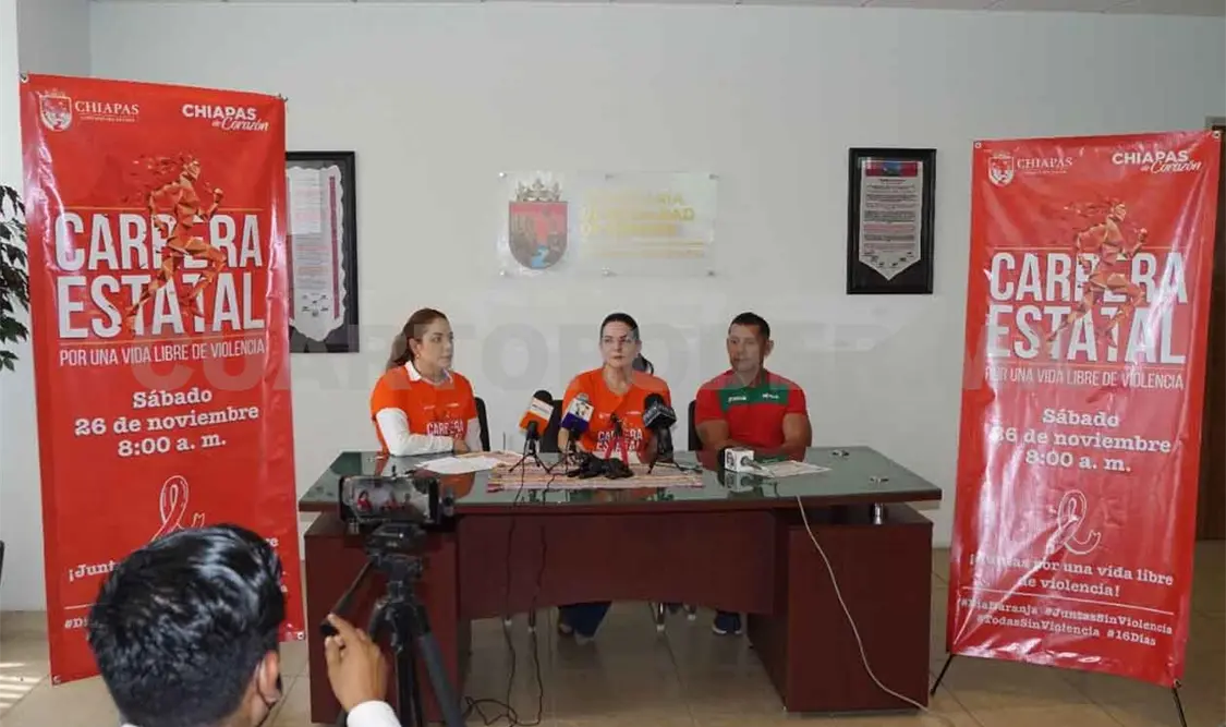 Anuncian “Carrera Estatal por una Vida Libre de Violencia”
