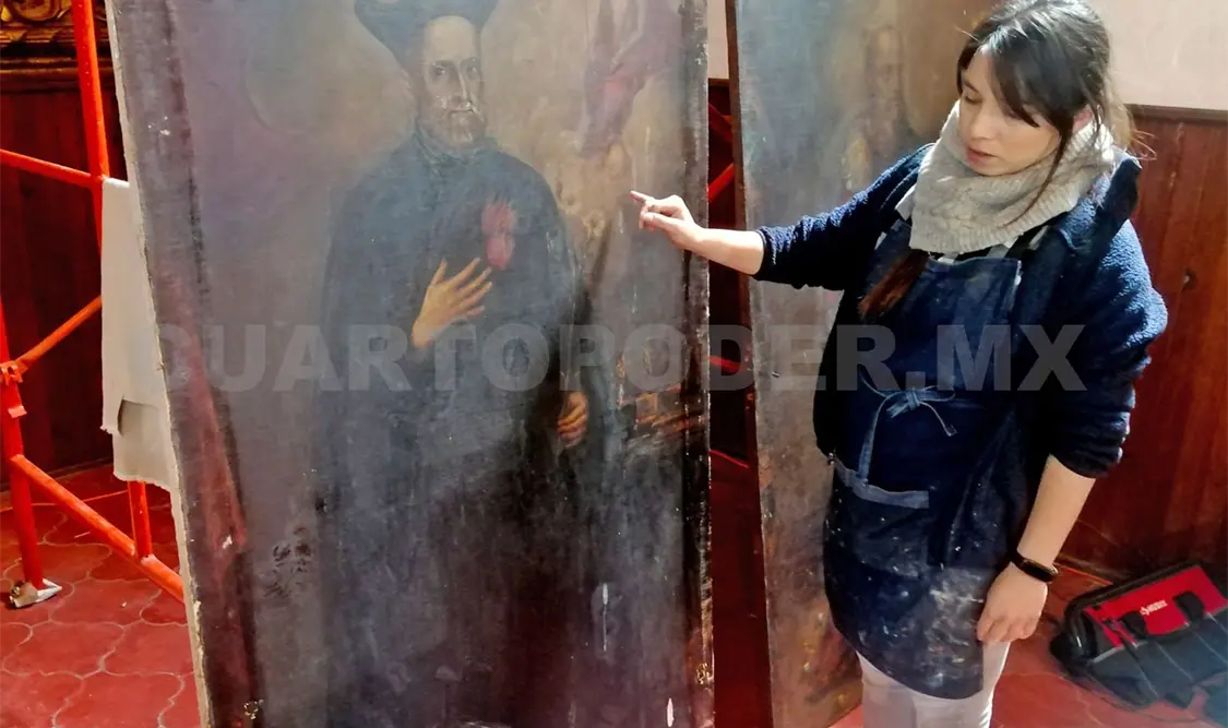 Retablo de La Caridad a punto de concluir