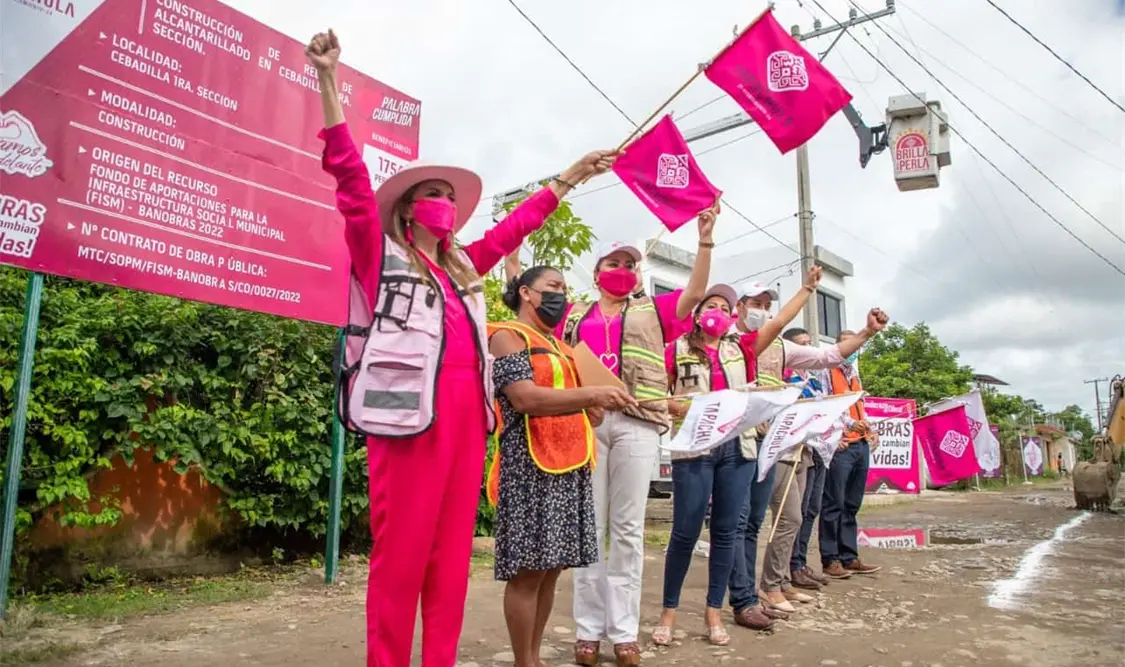 BAJO LOS PRINCIPIOS DE LA CUARTA TRANSFORMACIÓN, SEGUIMOS CAMBIANDO EL ROSTRO DE TAPACHULA: ROSY URBINA.