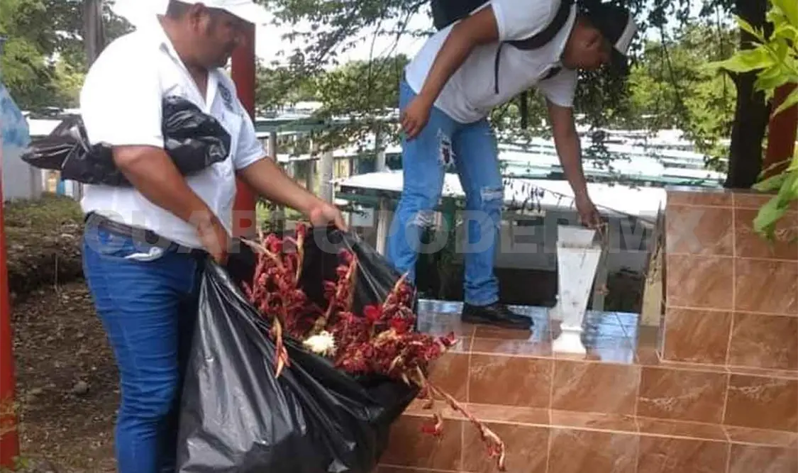 Dañan tumbas previo al Día de Muertos