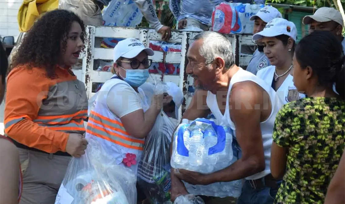 Poder Judicial manda donaciones a damnificados