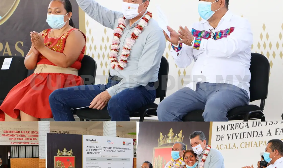 Entrega 133 apoyos para el mejoramiento de viviendas