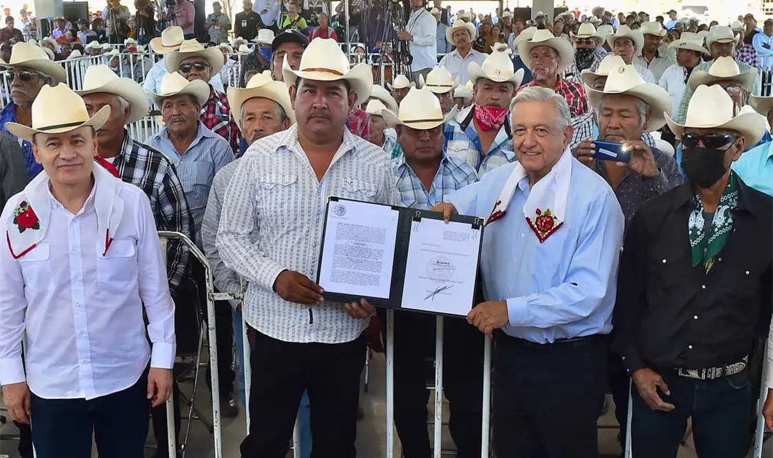 El presidente Andrés Manuel López Obrador reafirmó su compromiso de cumplir lo pactado con el pueblo. Cortesía