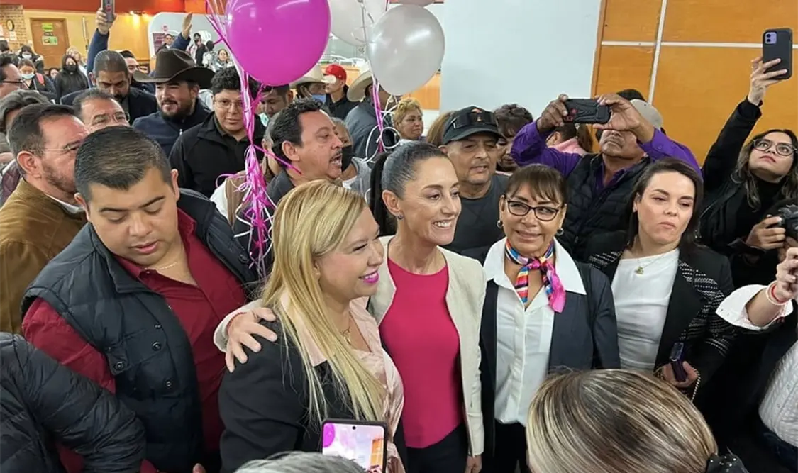 Sheinbaum ofrece conferencia en Ciudad Juárez