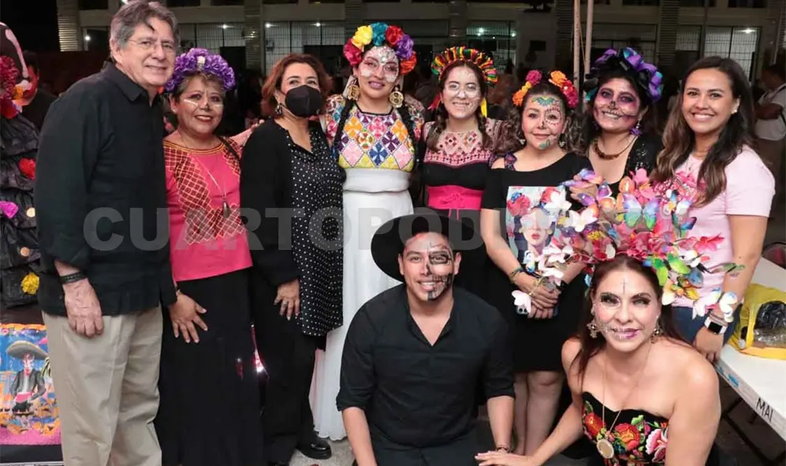 Participa ciudadanía en festejos por Día de Muertos